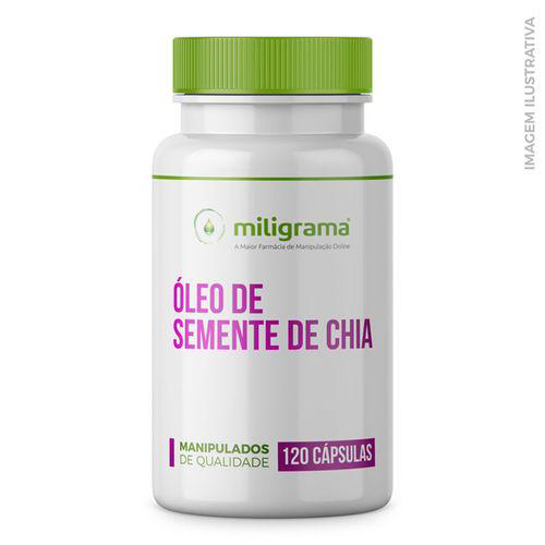 Óleo De Semente De Chia 500Mg 120 Cápsulas