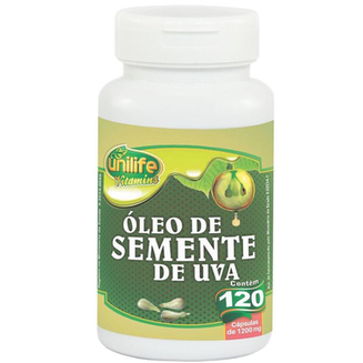 Imagem do produto Óleo De Semente De Uva Unilife 120 Cápsulas De 1200Mg