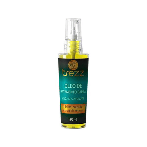 Óleo De Tratamento Capilar Argan E Abacate Trezz Com 55Ml