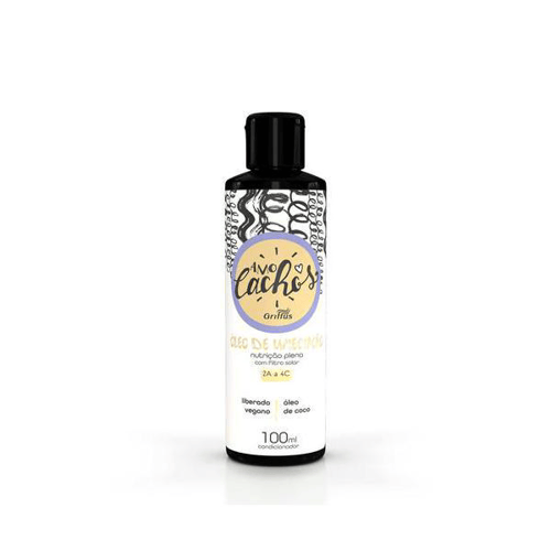 Imagem do produto Oleo De Umectacao Amo Cachos Oleo De Coco 100 Ml Griffus Cosméticos