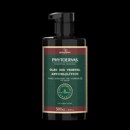 Óleo Duo Vegetal Anticelulítico Com Vitamina E Sem Perfume 500 Ml