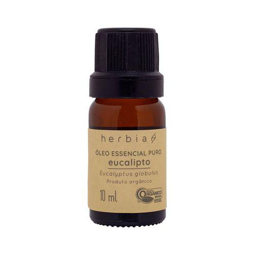 Óleo Essencial Orgnico De Eucalipto Globulus 10Ml Herbia