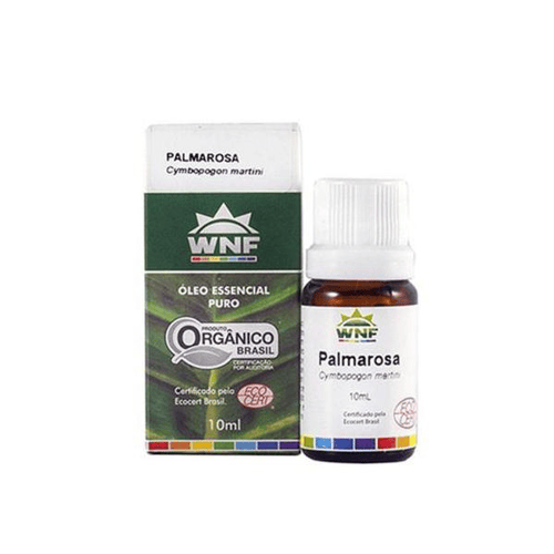 Óleo Essencial Orgnico De Palmarosa 10Ml Wnf