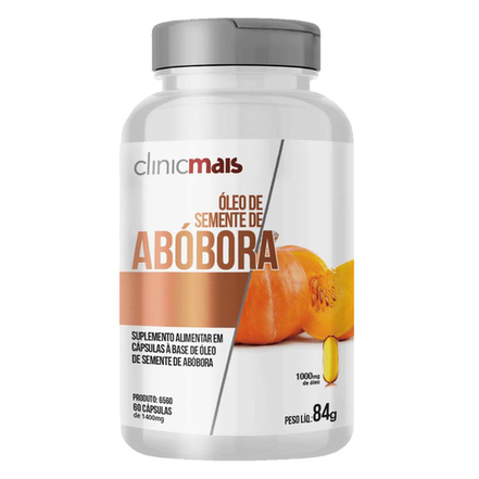 Imagem do produto Óleo Semente De Abóbora 60 Cáps Clinic Mais