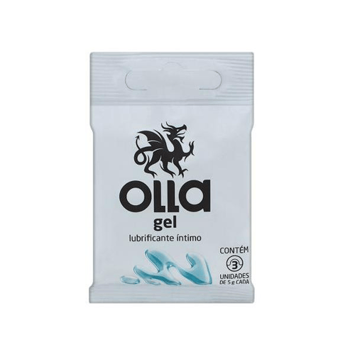 Olla - Gel Lubrificação Íntima - Contém 3 Unidades. Olla