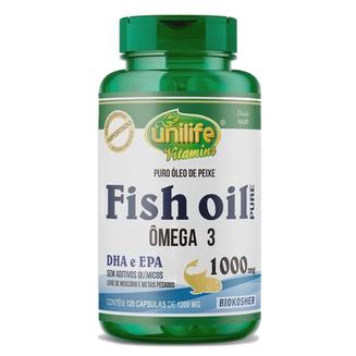 Imagem do produto Omega 3 1000Mg Com 120 Cápsulas Unilife