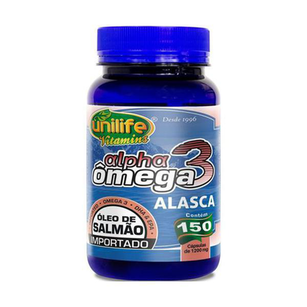 Ômega 3 Alpha Óleo De Salmão 1200Mg 150 Cápsulas Unilife