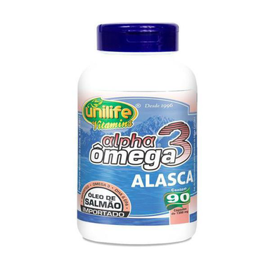 Ômega 3 Alpha Óleo De Salmão 1200Mg 90 Cápsulas Unilife