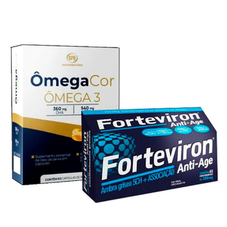 Ômega 3 Cor Bedalm + Forteviron Age Com 60 Comprimidos