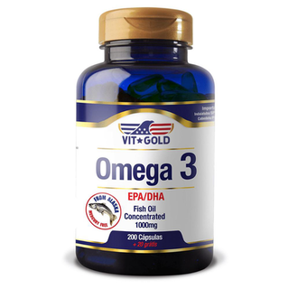 Imagem do produto Ômega 3 Epa 1000Mg Vitgold Com 200 Cápsulas + 20 Cápsulas Grátis