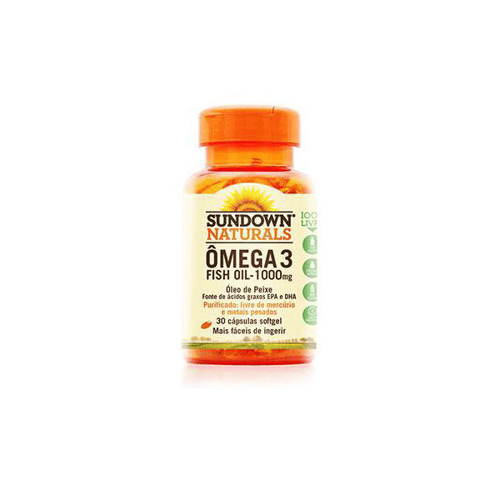Imagem do produto Ômega 3 Fish Oil 1000Mg 30 Cápsulas Sundown Naturals