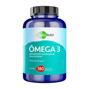 Imagem do produto Ômega 3 Óleo De Peixe Qualy Nutri Com 180 Cápsulas