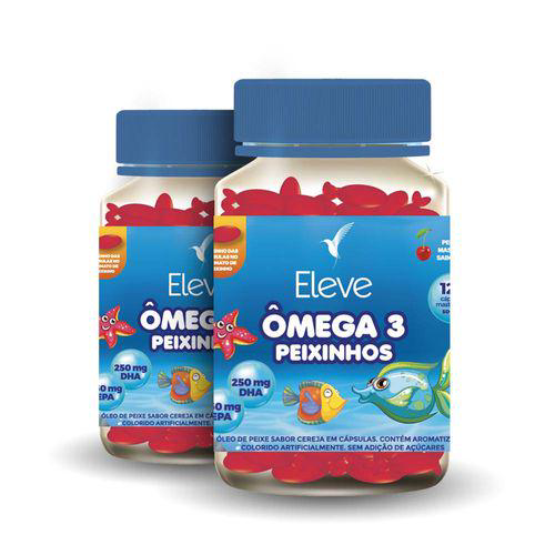 Imagem do produto Ômega 3 Peixinho: Ômega 3 Infantil 90 Dias 360 Cápsulas Eleve