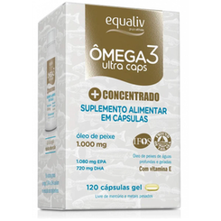 Imagem do produto Ômega 3 Ultra Caps Concentrado 1000Mg Com 60 Cápsulas Gel Equaliv