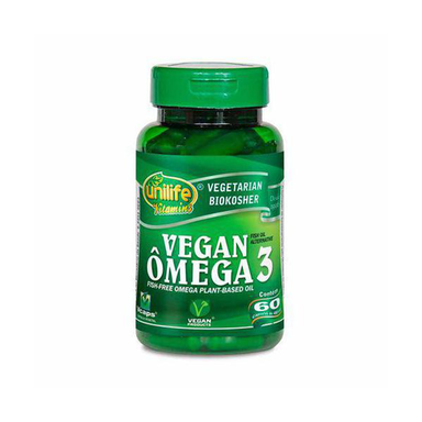 Ômega 3 Vegan Unilife 60 Cápsulas De 480Mg