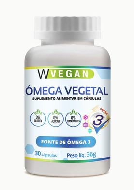 Ômega 3 Vegetal Wvegan Com 60 Cápsulas