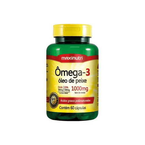 Imagem do produto Ômega Triplo 369 Óleos De Peixe Maxinutri 60 Cápsulas