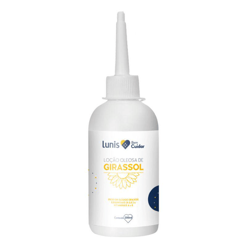 Loção Oleosa De Girassol Lunis Bem Cuidar  200Ml