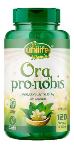 Ora Pro Nobis 450Mg 120 Capsulas Unilife A