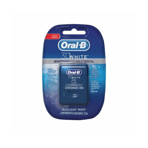 Oral B 3D Fio Dental White Radiant Mint 35 Metros