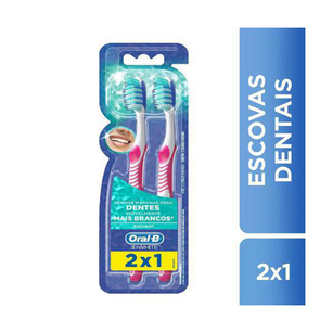Imagem do produto Oral B Escova Dental 3D White Tamanho 35 Leve 2 Pague 1