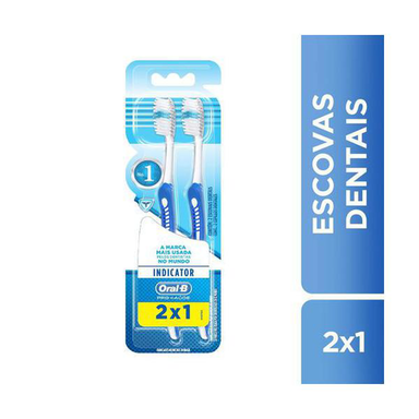 Oral B Indicator Escova Dental Cabeca 30 Cerdas Macias Plus Leve 2 Pague 1