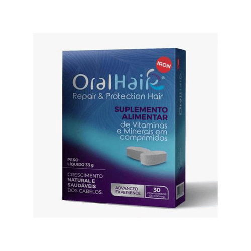 Oral Hair Iron 30 Comprimidos