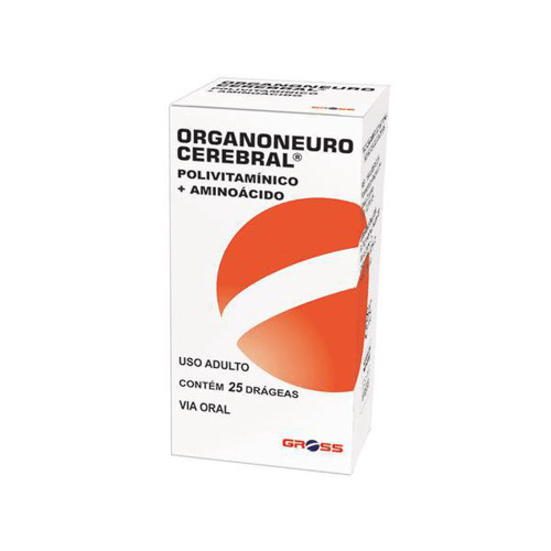 Organoneuro Cerebral Com 25 Drágeas