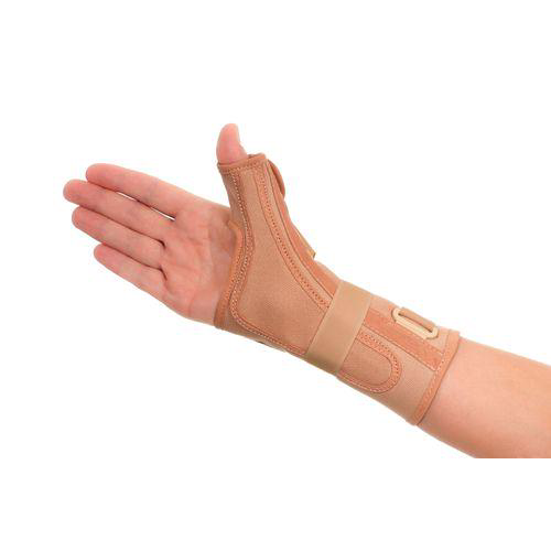 Órtese Curta Punho Tala Polegar P - Bege Esquerdo - Mercur