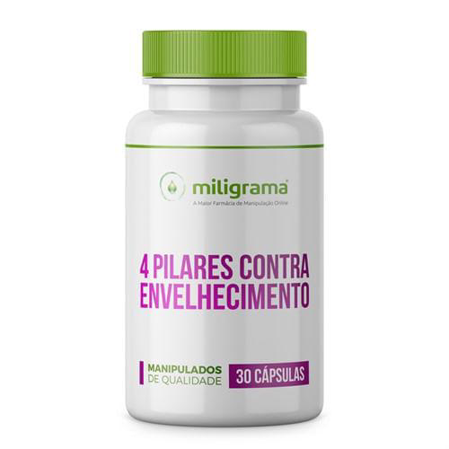 Os 4 Pilares Contra O Envelhecimento 30 Cápsulas