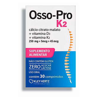 Ossopro K2 Com 30 Comprimidos