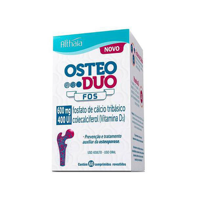 Imagem do produto Osteoduo Fos 600Mg + 400Ui 60 Comprimidos