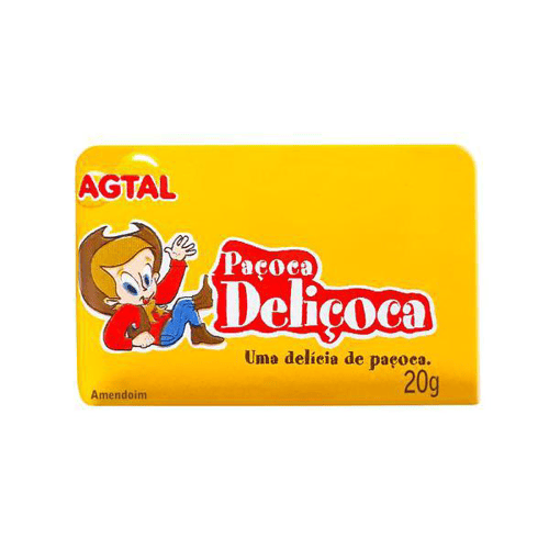 Imagem do produto Paçoca Deliçoca Agtal Quadrada 20G