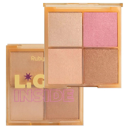 Imagem do produto Paleta De Iluminadores Light Inside Ruby Rose Hb7523