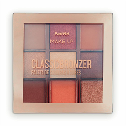Imagem do produto Paleta De Sombras Classic Bronzer Panvel Make Up 9 Cores