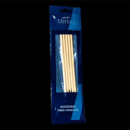 Imagem do produto Palito De Unha Minná Grosso 2 Pontas 17Cm Com 5Un