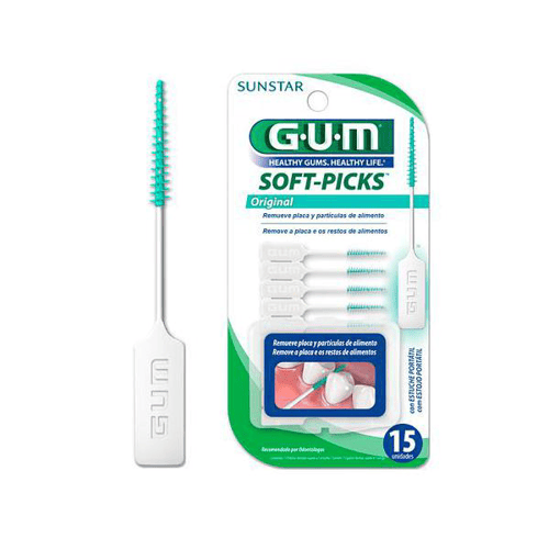 Palito Dental Gum Softpicks 15Un 632La1