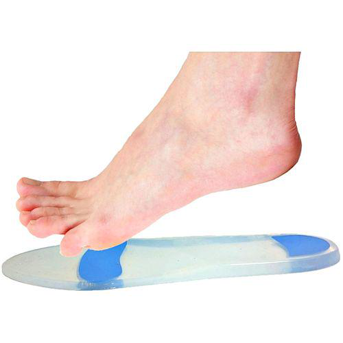 Palmilha Com Arco Brando E Ponto Azul Especial Orthosilic Tam 34/35