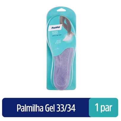 Palmilha Comfort Gel Panvel Tamanho 33/34 Panvel Farmácias