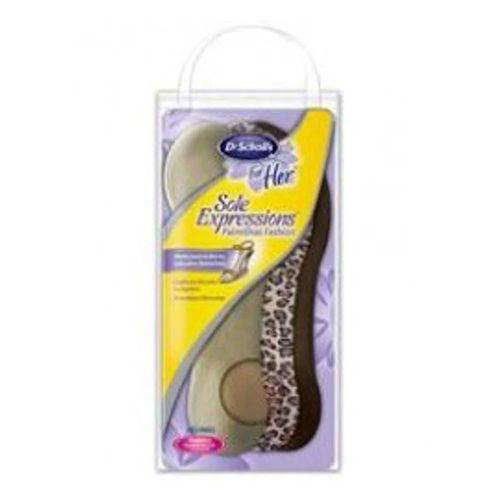 Imagem do produto Palmilhas - De Gel Dr. Scholls Sole Expressions Fashion Massaging Gel C 3 Pares Feminino Tamanho 35-39
