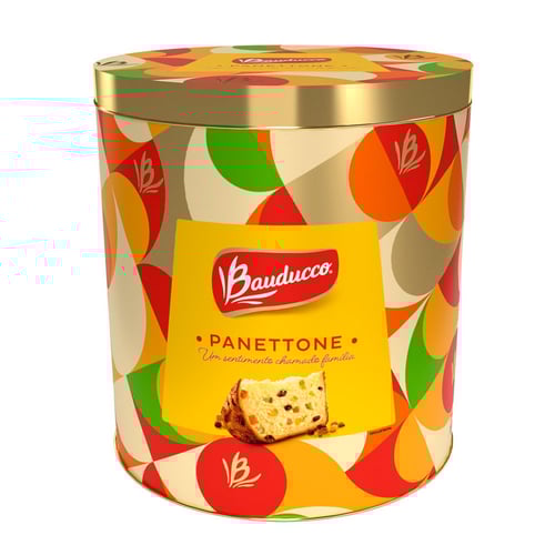 Imagem do produto Panettone Bauducco Frutas Cristalizadas Lata 750G