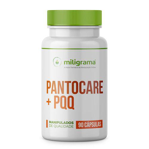 Pantocare + Pqq Antiqueda E Anti Cabelos Brancos 90 Cápsulas