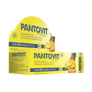 Pantovit Flaconete 10ml , Sabor Abacaxi