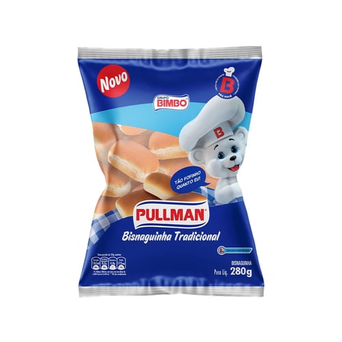 Imagem do produto Pão Pullman Bisnaguinha Tradicional 280G