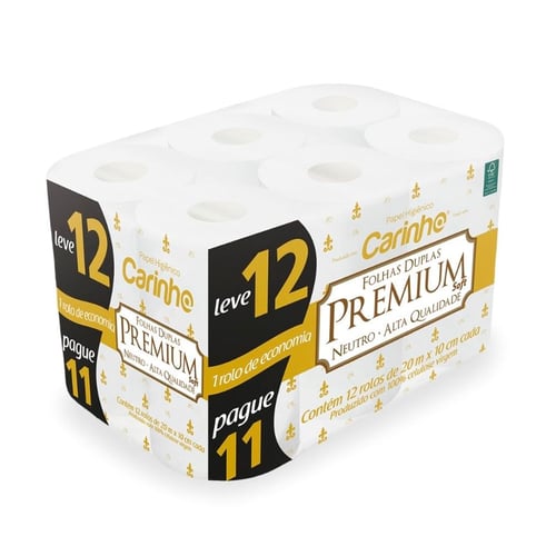Imagem do produto Papel Higiênico Carinho Premium Neutro Folha Dupla Unidades