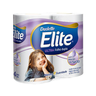 Imagem do produto Papel - Higienico Dualette Ultra Folha Dupla Com 4X30 Metros
