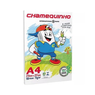 Papel Oficio Chamequinho A4 Br 210X297