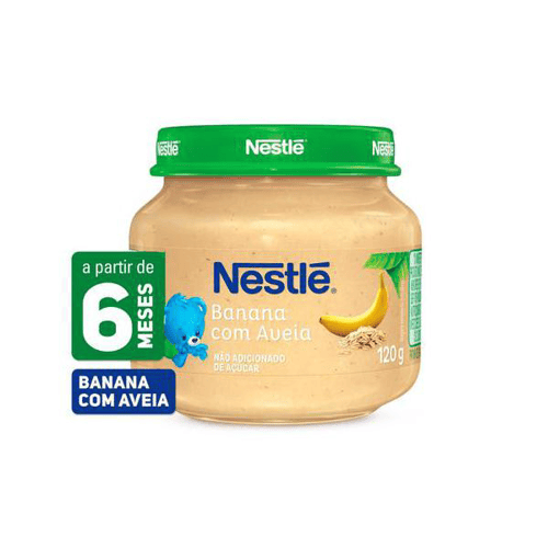 Imagem do produto Papinha - De Banana Com Aveia 120G Nestle Infantil Etapa 2