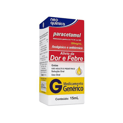 Paracetamol 200Mg Com 15Ml Solução - Brainfarma Genérico