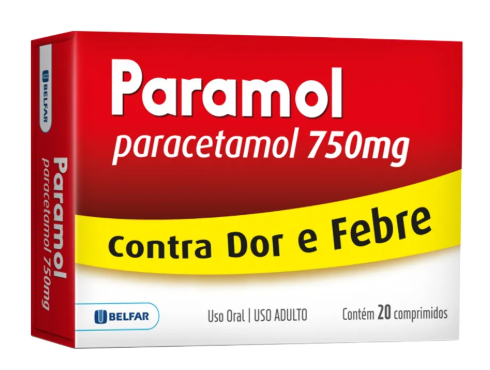 Imagem do produto Paramol 750Mg - 20 Comprimidos Paramol